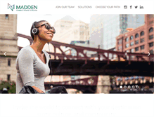 Tablet Screenshot of maddenmedia.com